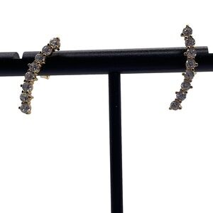 Sterling Silver cubic zirconia earrings New in Box